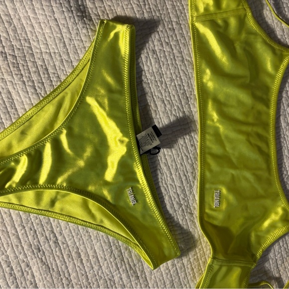 Triangl Swimwear Neon Yellow Bikini - Picture 6 of 9